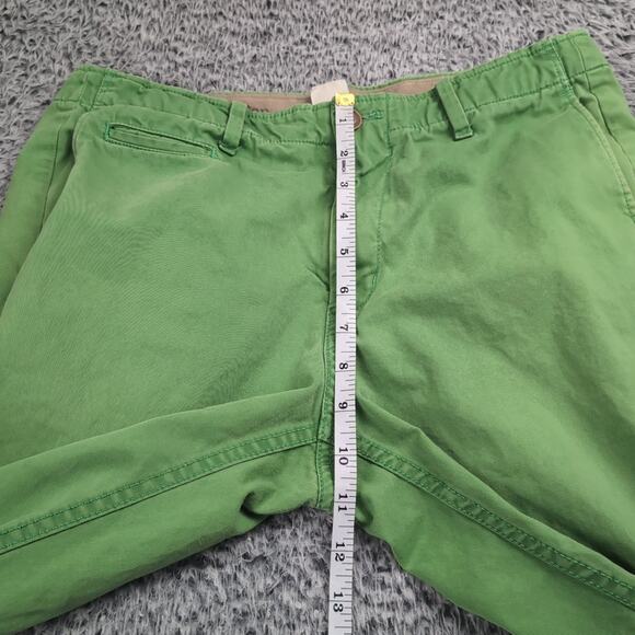 Gap Pants Men 31X32 Green Classiccore Casual Minimal Preppy Chino Flat Front - Picture 6 of 9